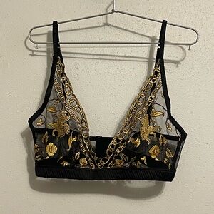 Embroidered Bralette